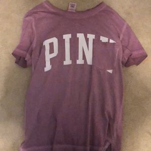 A light purple PINK shirt